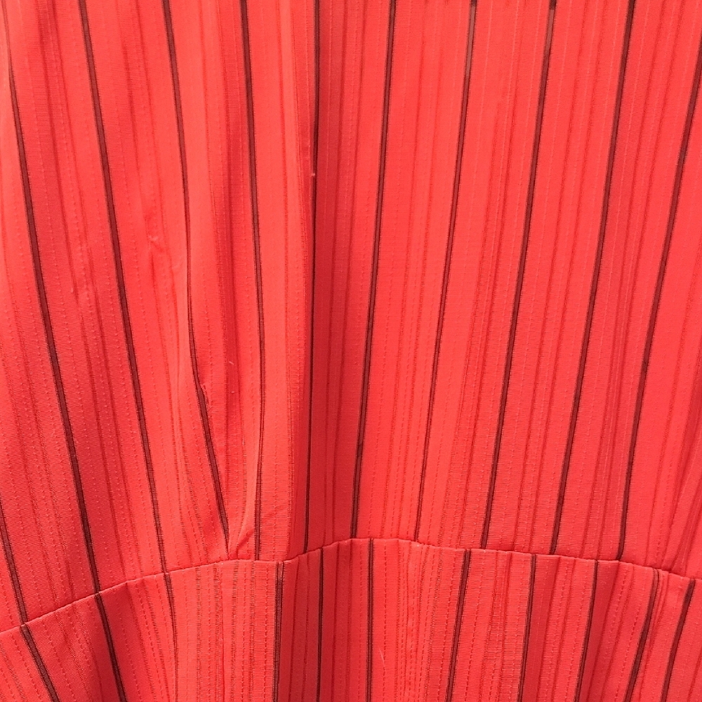 Notations Vibrant Red Top with Stripes - Picture 10 of 12